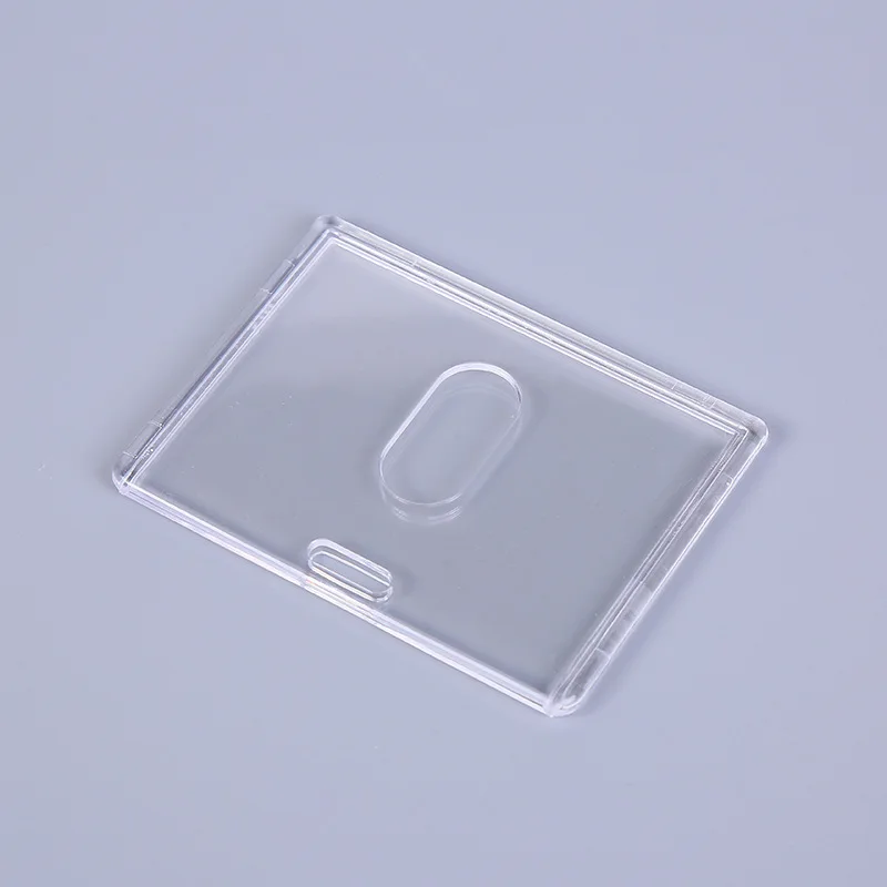 Couvercle de carte en plastique Transparent, pour hommes et femmes, carte de crédit, carte de Bus pour enfants, étui de protection: 2
