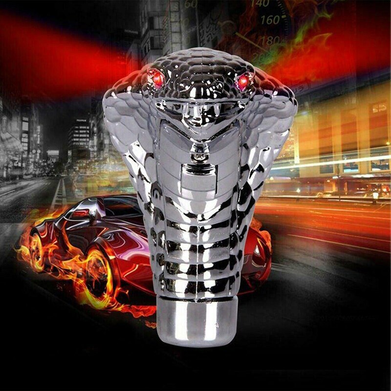 Auto Manual Pookknop Stick Shifter Lever Knop Auto Vervangende Onderdelen Handgeschakelde Transmissies Universele Cobra Slang Hoofd: 03