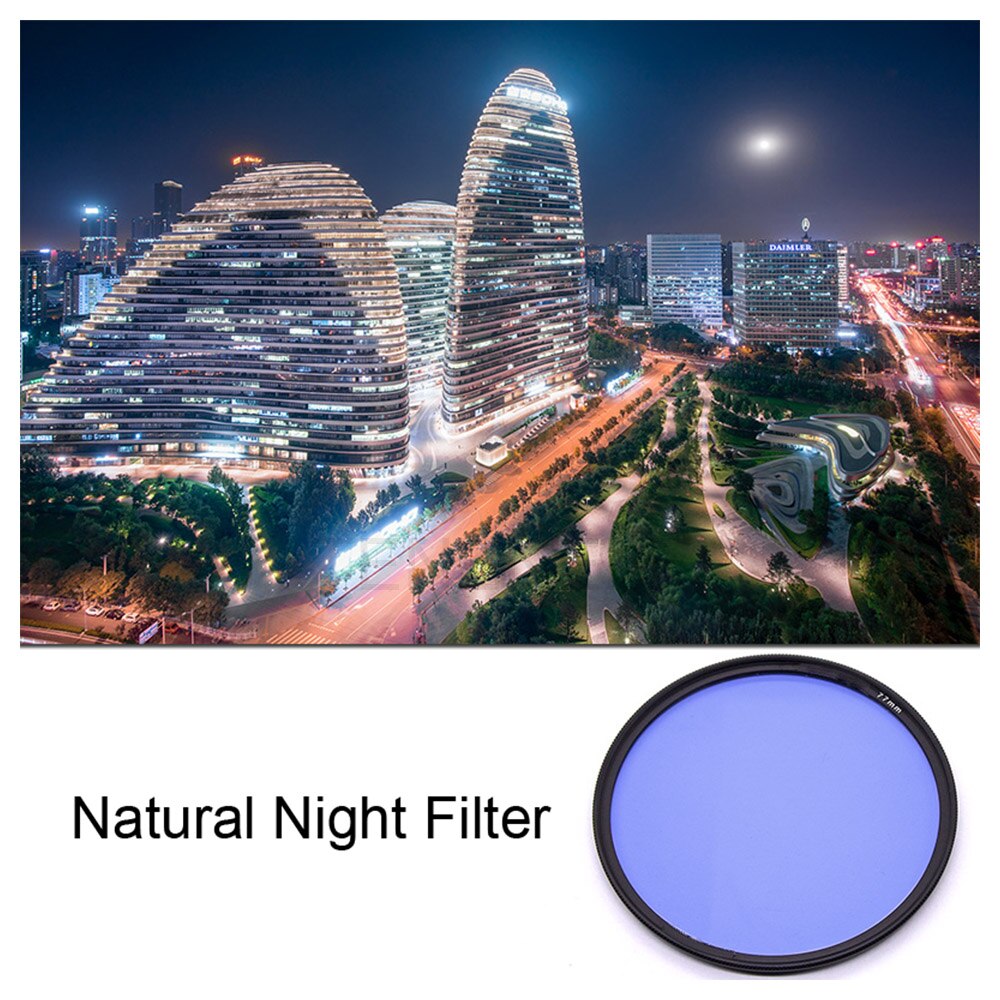 Filtro de noche Natural para cielo nocturno, lente de vidrio óptico multicapa de 49mm, 52mm, 58mm, 62mm, 67mm, 72mm, 77mm y 82mm, 46mm y 86mm