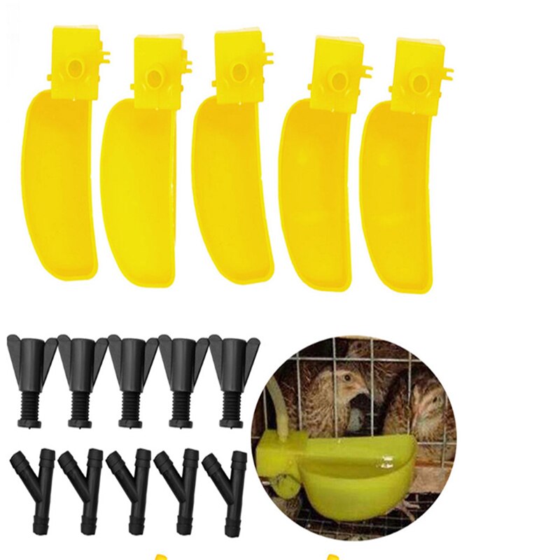 1pc Bird Drinking Cups Quail Waterer Bowls Bird Dove Automatic Drinking Bowls Tools Feeding Watering Supplies Farming Equipment