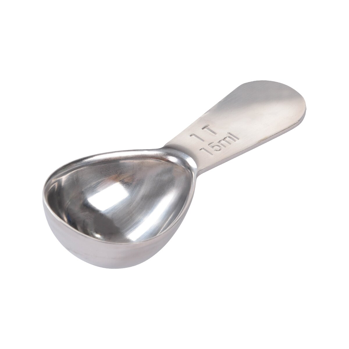 Mælkepulver måleske rustfrit stål kaffe sukker mel spiseske mål tørre flydende ingredienser scoop 15ml/30ml: 15ml
