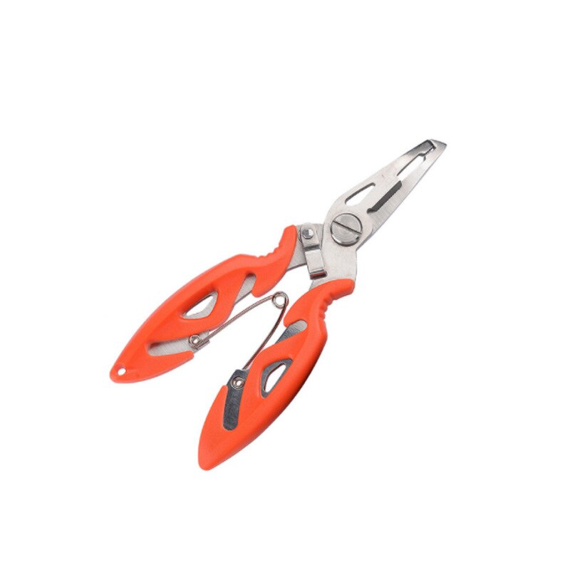 Angeln Zangen Fisch Linie Cutter Schere Mini Fisch Haken Entferner Multifunktions Werkzeuge Neue Schwarz Schnabel Kiefer: A-Orange