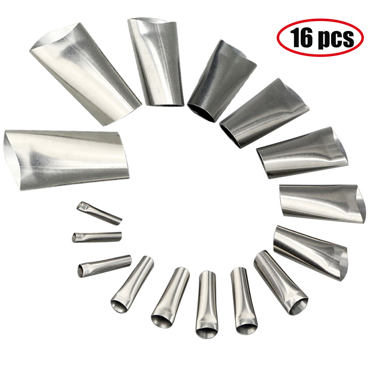 14PCS Stainless Steel Caulking Finisher Caulk Nozzle Caulking Finisher Silicone Sealant Glue Remover Scraper applicator Tool: F