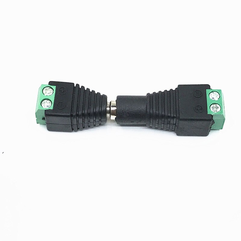 Man/Vrouw Dc Connector 2.1*5.5 Mm Jack Adapter Plug Cable Connector Voor Led Strip En Cctv camera 'S