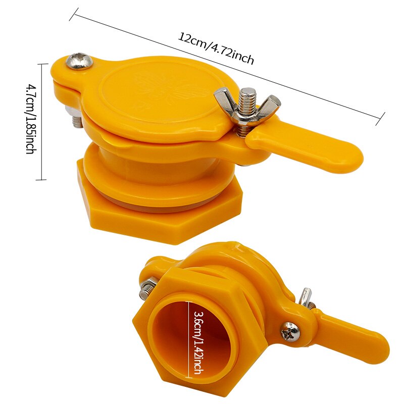 Honing Extractor Honing Gate Honing Klep Honing Tap Bijenteelt Bottelen Gereedschappen Bijenteelt Levert Apparatuur: Orange