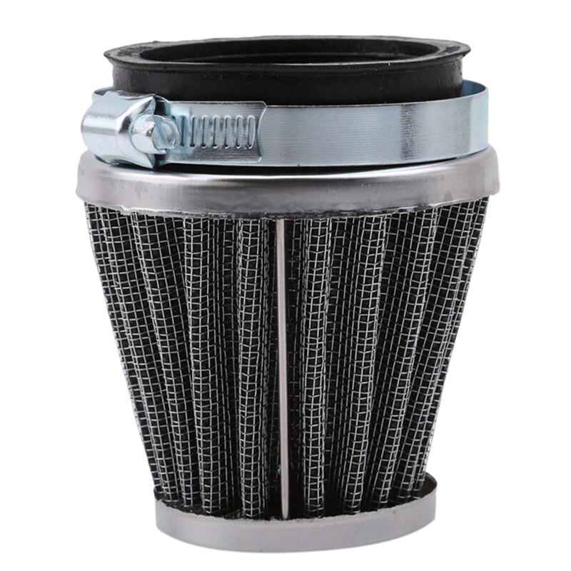 Motorsykkel luftfilter sopphodefiltre universell 35mm 44mm 50mm 54mm 60mm motorsykkel luftinntak filter renere svart: 50mm