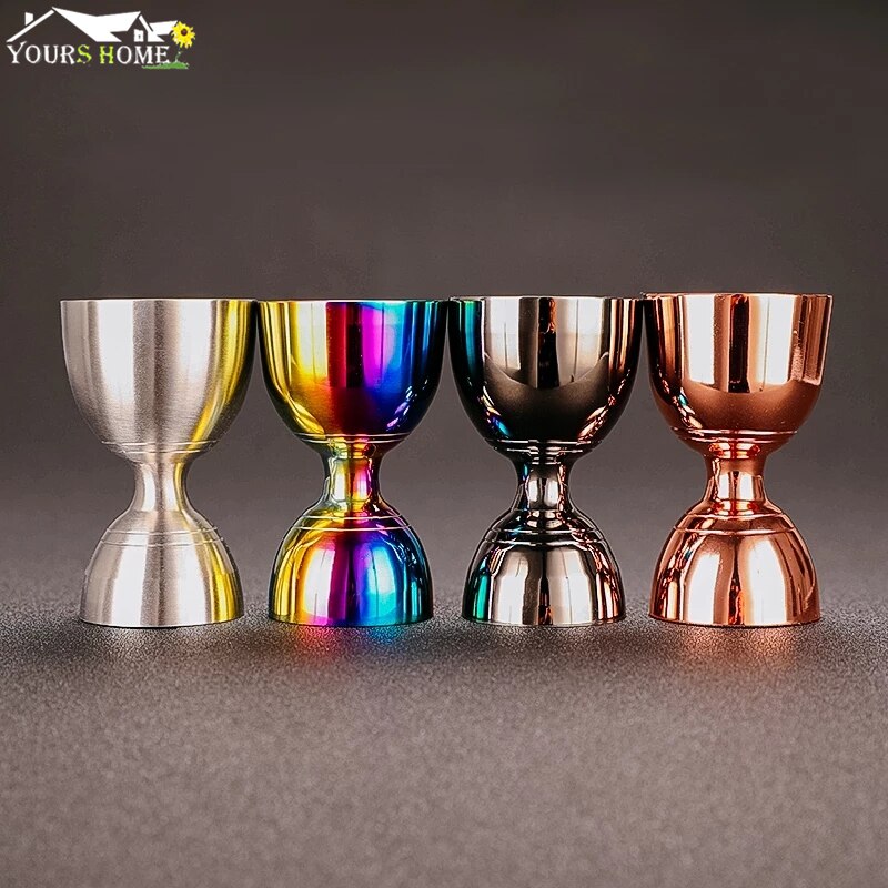 30/60ml Measuring Cup Tools Bar Measure Cocktail Jigger Slim Waist Cocktail Jigger Elegance and Practicality Barware