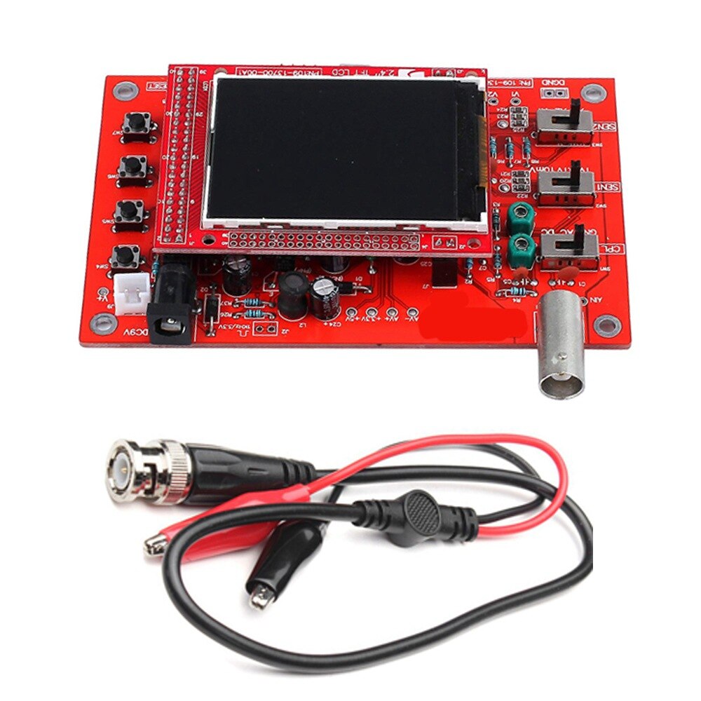 DSO138 DS0138 2.4 "TFT kieszonkowy oscyloskop cyfrowy ręczny akryl DIY dla DSO138 w pełni zmontowany: Full assembled