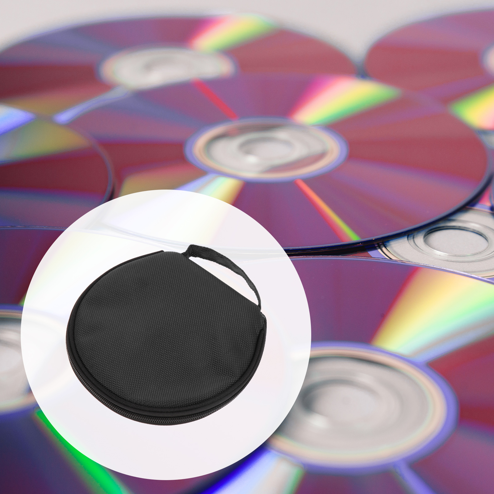 20-capaciteit CD-tas Opbergzakken Ritstas Grote beschermer Vcd DVD-organizer Oxford stoffen schijf Reizen