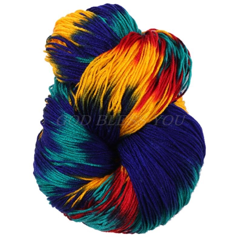 50g/Ball Mixed Colorful Knitting Yarn Acrylic Dyed Hand-Knitted Crochet Thread: P