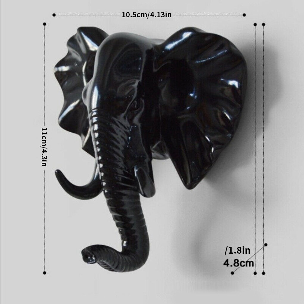3D Dierenkop Muur Hanger Toetsen Jas Hoed Opknoping Haak Houder Thuis Wall Decor Accessoires Decoratieve Haak Creatieve Dier Haken: 09