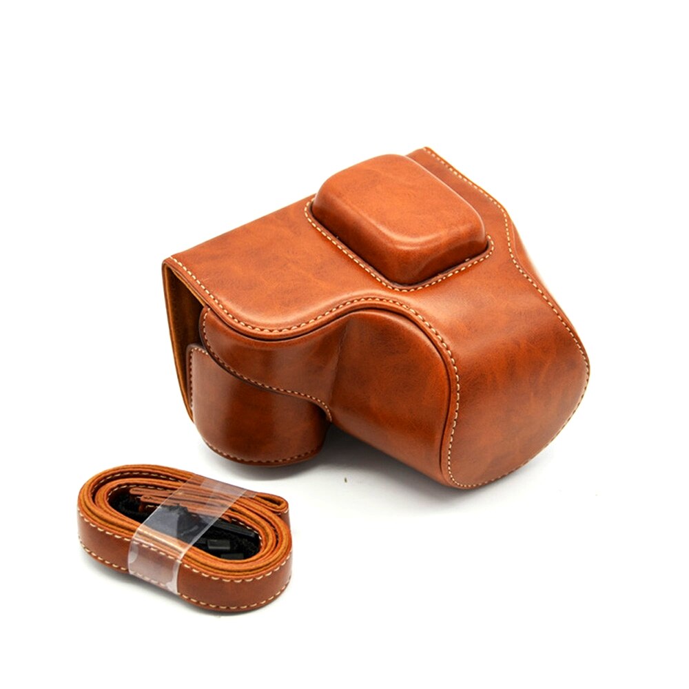 Funda protectora rígida de cuero PU para cámara Samsung NX500 16-50mm lente 3 colores