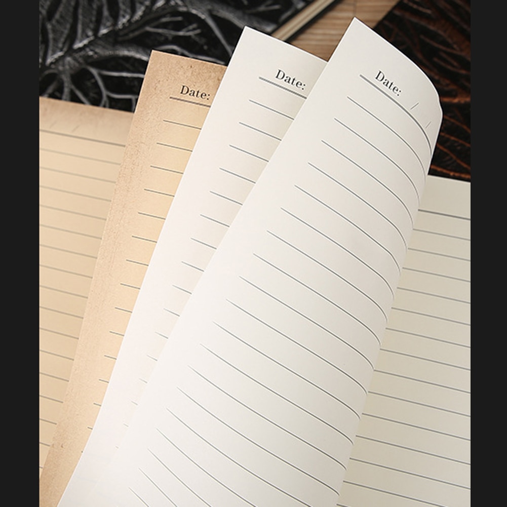 1 stücke retro Phönix Eule Geprägte Notizbücher Reisen Tagebuch Schule Tagebuch Notizbuch Schreiben Pads Handwerk PU Abdeckung