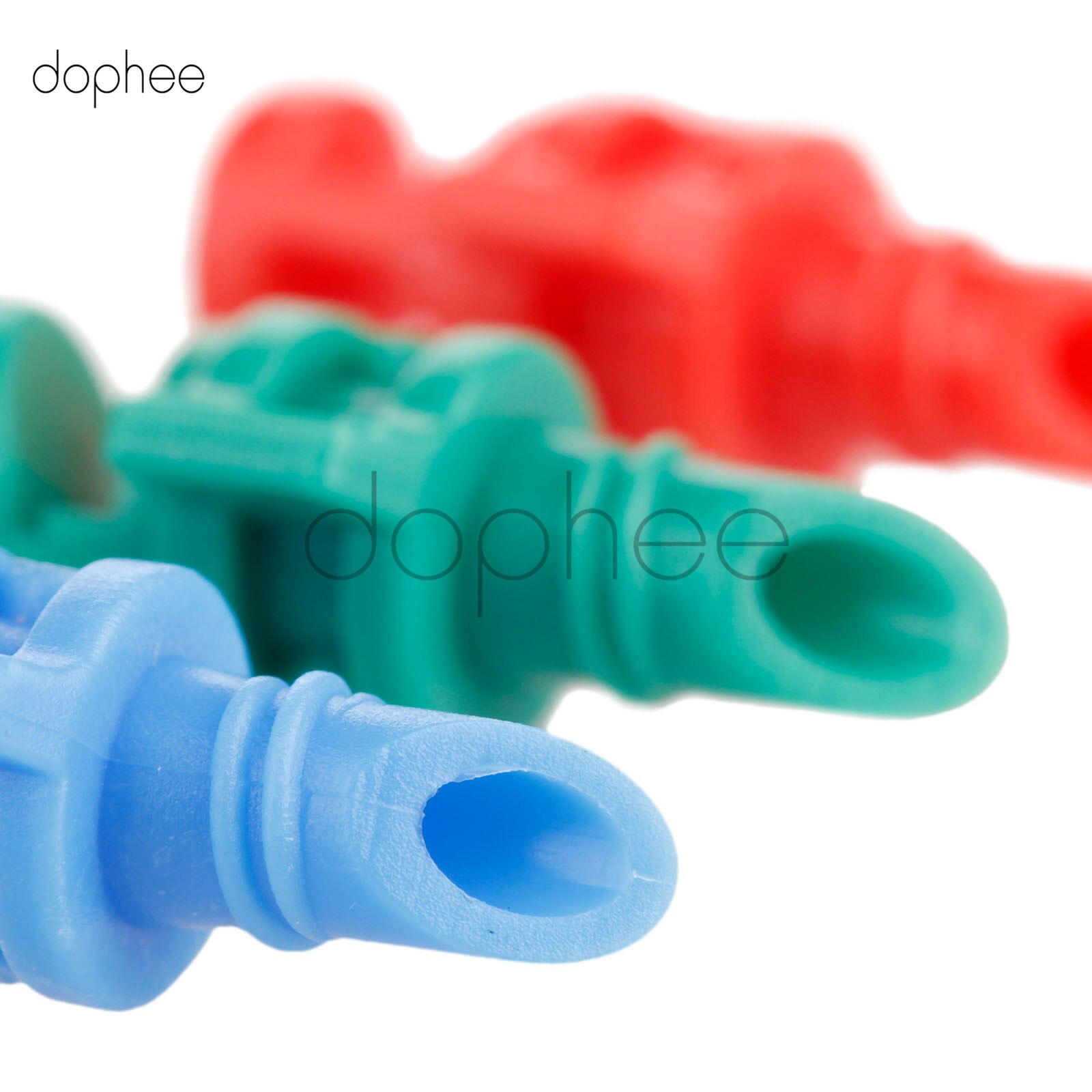 dophee 50pcs Lawn Watering Spray Nozzle Mini Sprinkler Irrigation Misting Nozzle Micro Garden Agriculture 360 Degree Nozzle