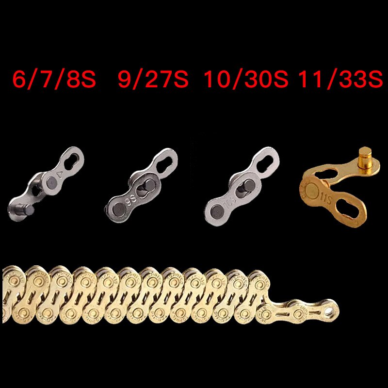 MTB Road Bike Chain Magic Buckle Mountain Bike Bicycle Chain Buckle Connector 6s-11s Speed Master Missing Link for SHIMANO Sram