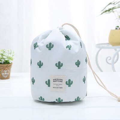 Multifunctional Storage Bag Waterproof Portable Cosmetic Bag Female Cosmetic Bag Travel Bag Beauty Bag travel Storage Bag: cactus