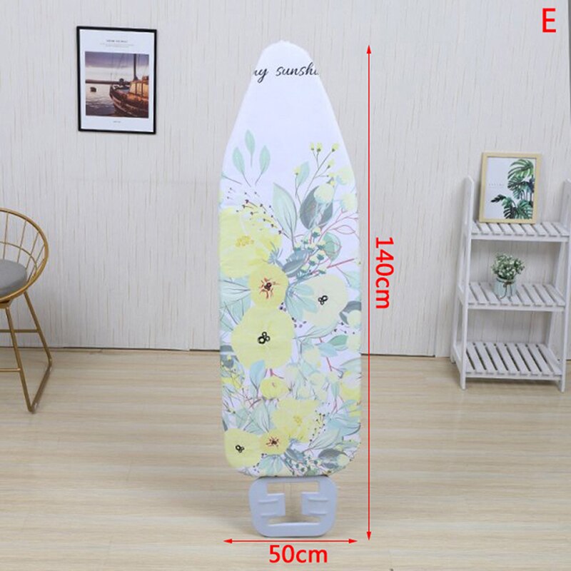 Ironing Board Cover Marble Cloth Printed Ironing Board Cover Protective Non-slip Thick Colorful for Home Cleaner Tools 140*50CM