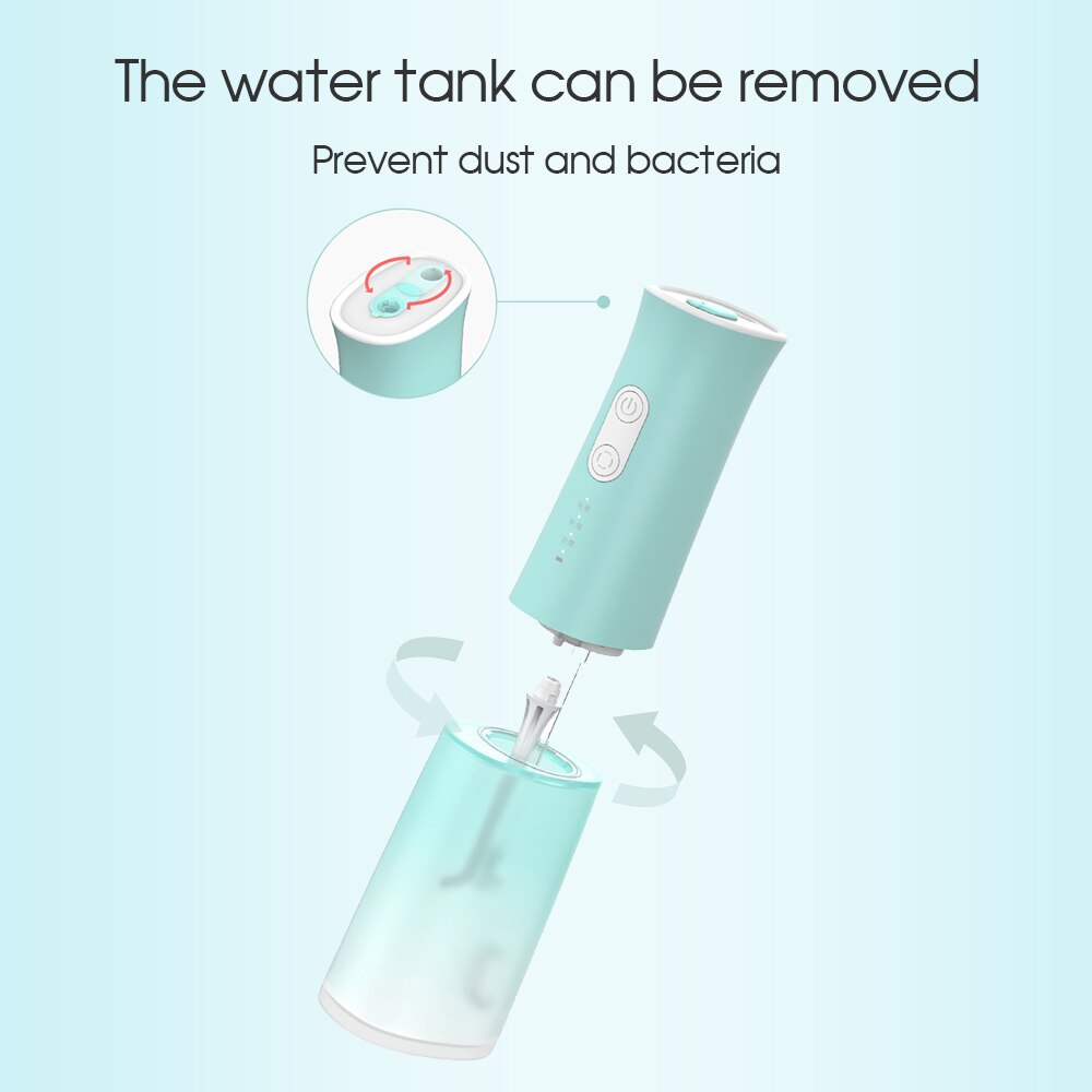 Boi Wasser Waschen Zahnseide 3 Modi 170ml Panzer Puls Flosser Reise Tragbare Zahn Sauber Gerät Zähne Bleichen Oral Irrigator