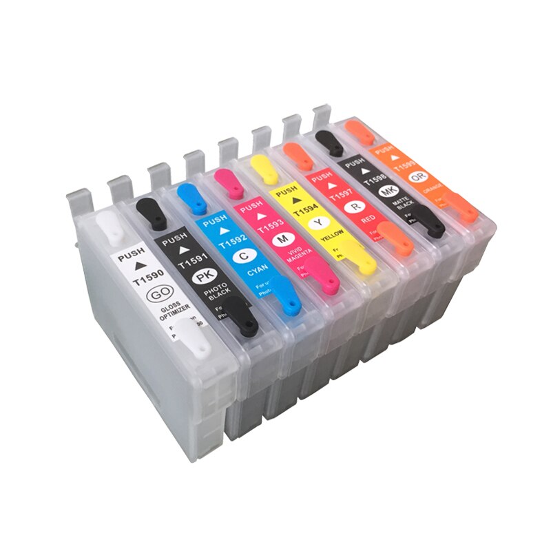 R2000 Refillable Inkjet Cartridges T1594-T1599 For Epson Stylus Photo R2000 With ARC Chips On