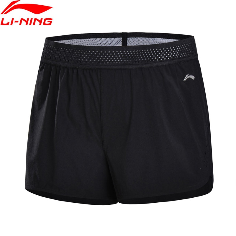 Li-Ning Women Running Shorts Regular Fit Comfort LiNing Breathable Sports Shorts AKSN012 CJFM18