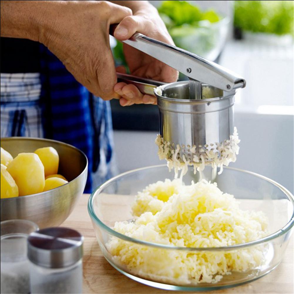 Bærbar manuel saftpresser i rustfrit stål frugtsaftpresser drue vandmelon presset juice babyjuice appelsinjuicer