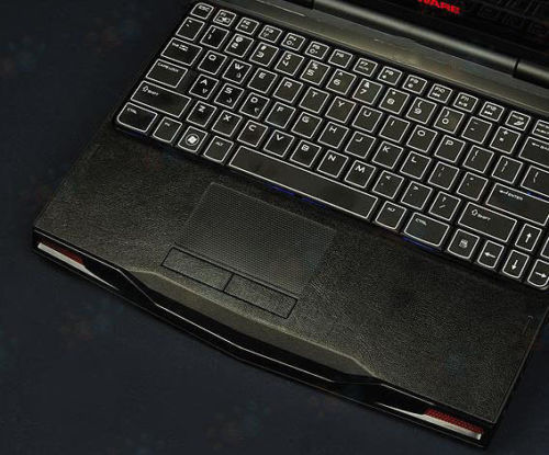 Laptop Aufkleber Haut Aufkleber Kohlenstoff faser Abdeckung Schutz für Alienware 15 R3 ALW15C 15,6-zoll Freisetzung: Schwarz Leder