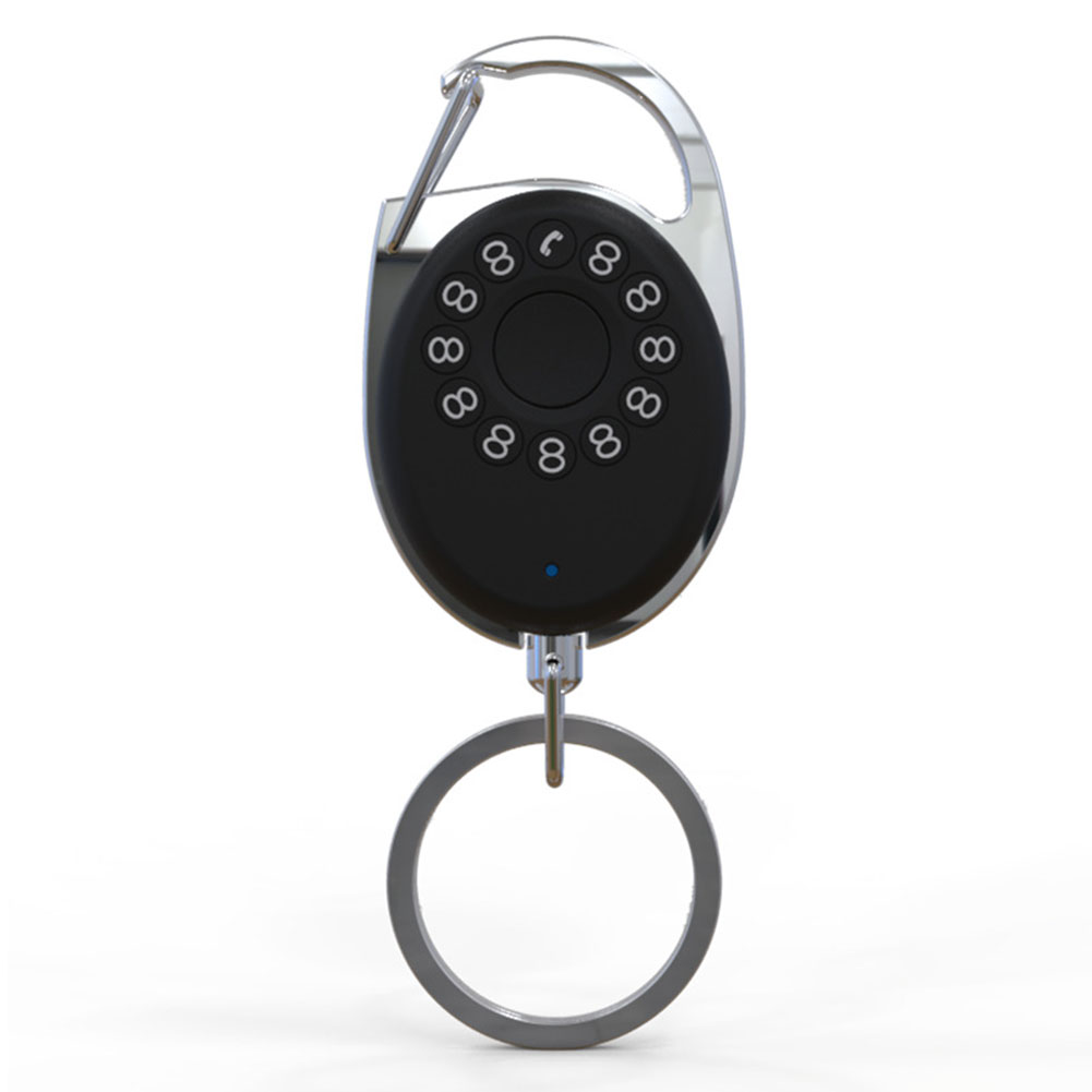 Mini-smart-outdoor-autofinder für frauen, robust, tragbar, diebstahlschutz, nachtschicht-sicherheitsalarm, bluetooth-schlüsselanhänger