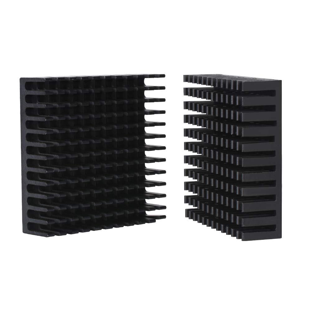 3/5Stck Schwarz Kühler Aluminium Motor- Kühlkörper Extrudierten Wärmeableitung Elektronische Kühlkörper für 42 stepper Motor- 3D drucken
