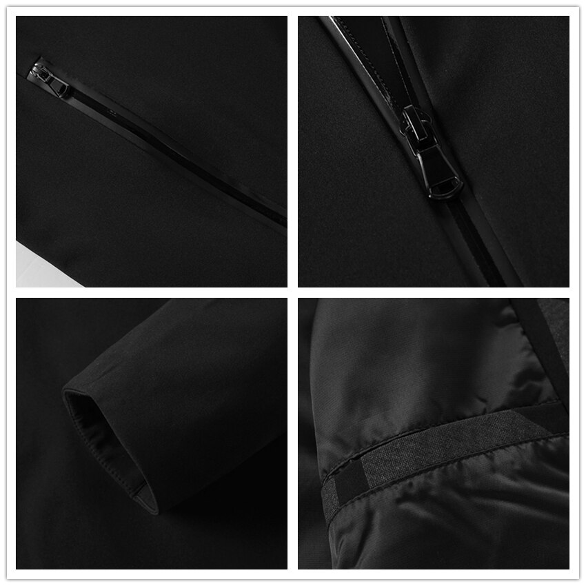 Mountainskin Mens Hiking Jacket Outdoor Sport Spring Autumn Breathable Windbreaker Camping Climbing Trekking 8XL Male Coat VA589