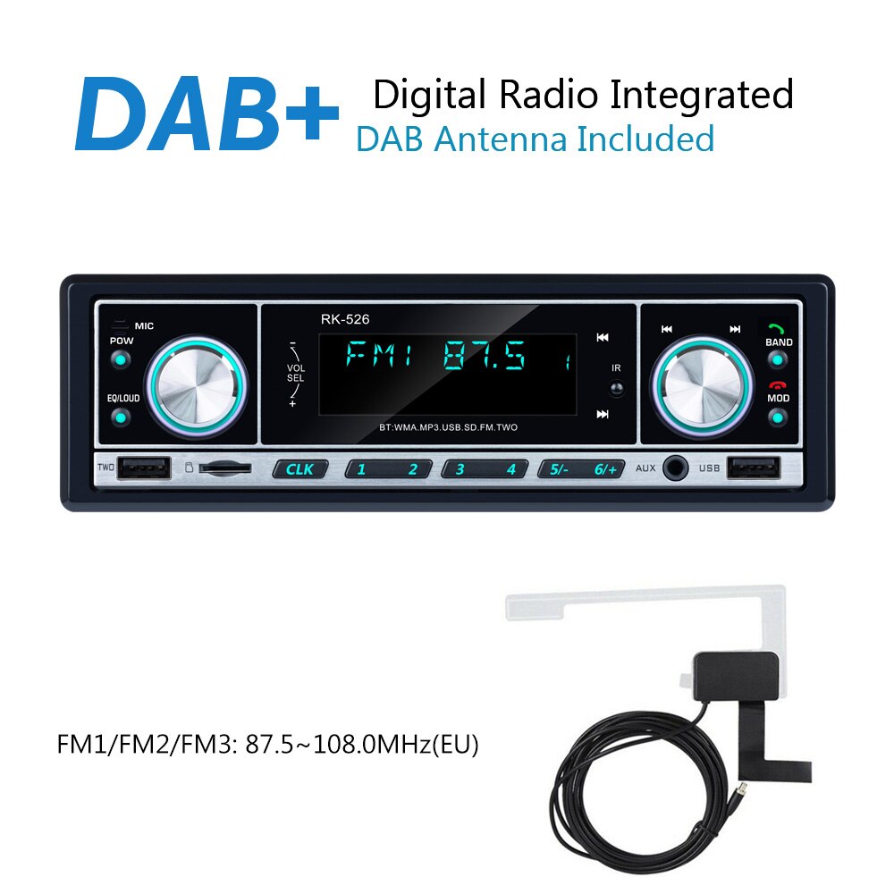 12V Bluetooth Car Radio Player Stereo FM MP3 USB SD AUX Audio Auto Electronics autoradio Car MP3 Multimedia Player Car Electric