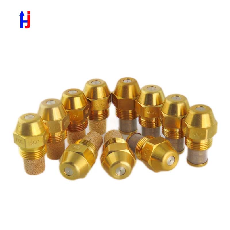 Buse de mazout en laiton, jet solide, injection de Eva diesel, jet de combustion, chauffage de transporteurs icphone, 0.3-6.0 USgal/H, 60 résistant, 9/16 po
