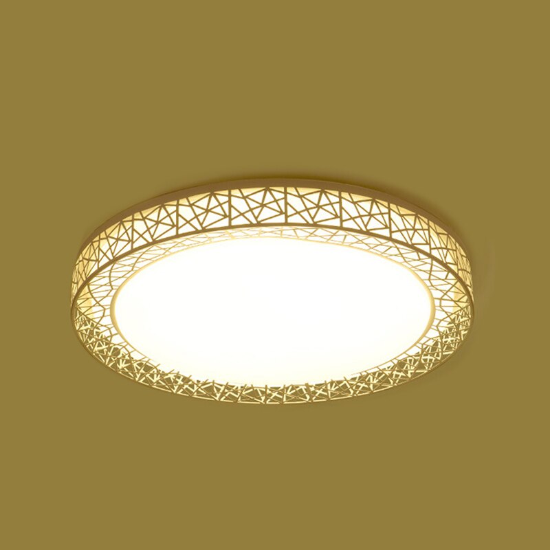LED Ceiling Light Bird Nest Round Lamp Modern Fixtures For Living Room Bedroom Kitchen BJStore