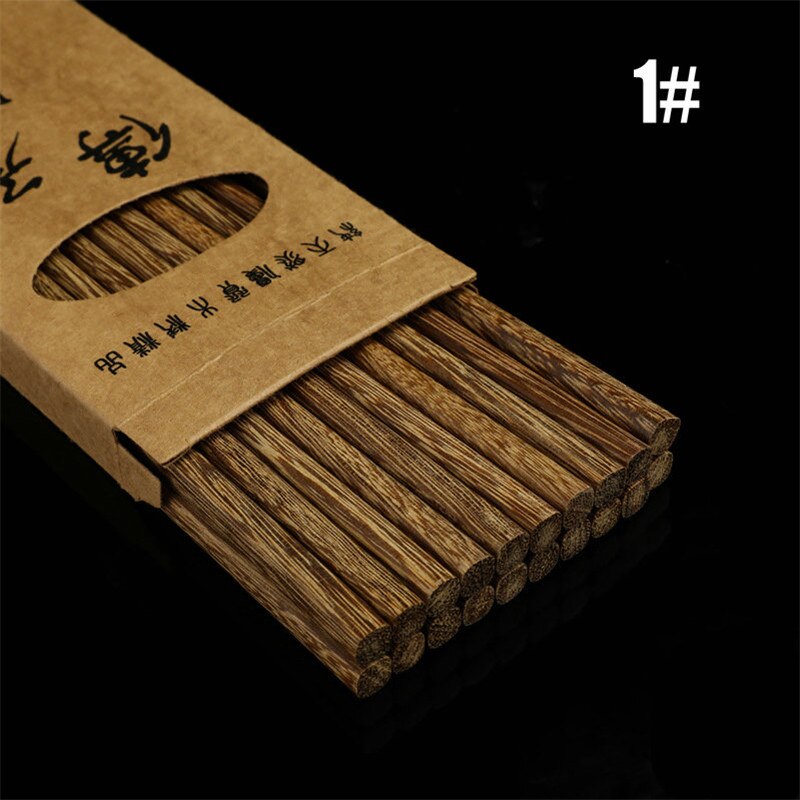10 Pairs Chopstick Reusable wooden bamboo Chinese Japanese Chop Stick: A