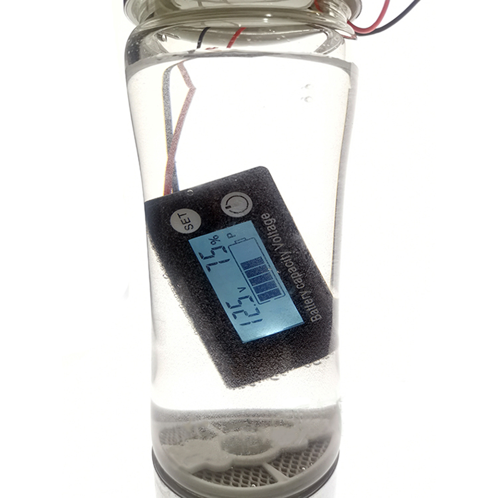 Taidacent 8-100V Waterdichte Dc Batterij Monitor Elektrische Auto Meter Volt Gauge Lithium Lood-Zuur Accu voltage Tester