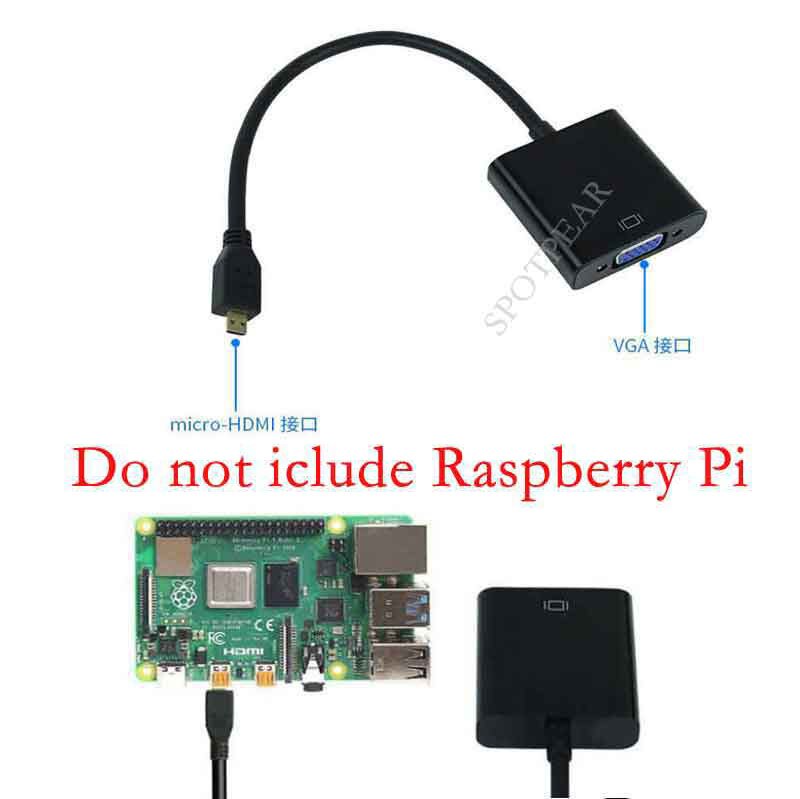 Raspberry Pi Micro HDMI TO VGA Adapter﻿