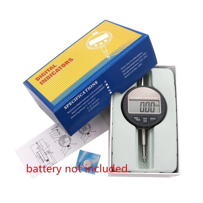 Dial Indicator Gauge Measuring Tools Electronic Micrometer Digital Micrometro Metric/Inch 0.01mm 0.001mm 0-12.7mm 0-25.4mm