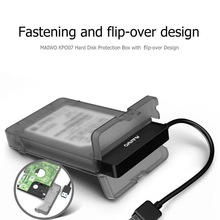 Maiwo  kp007 ulkoisen kiintolevyn pussikotelo sata pussin suoja 2.5 tuuman hdd ssd kiintolevyn tallennus-/suojaus 9.5 mm/0.37 tuumaa
