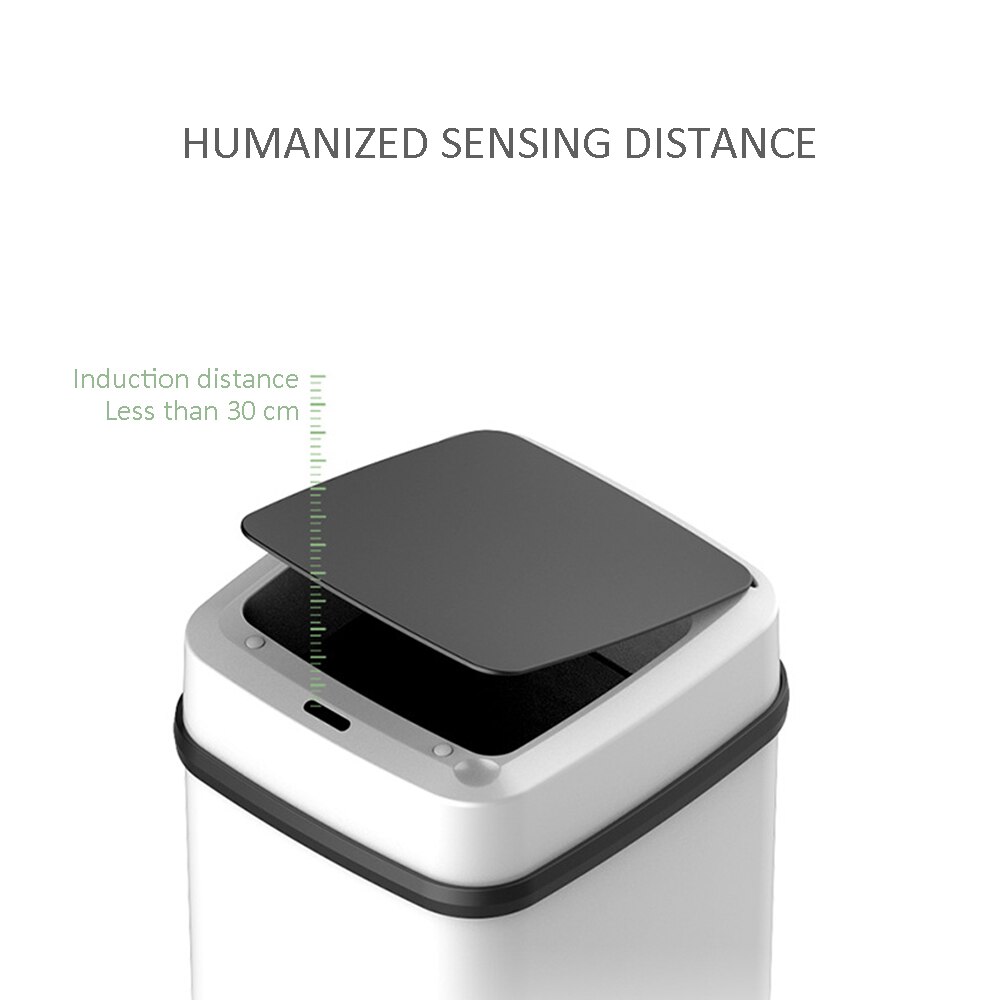 Automatic Touchless Kitchen Trash Can Wide Opening Sensor Eco-friendly Waste Garbage Bin Automatic sensor with lid trash can
