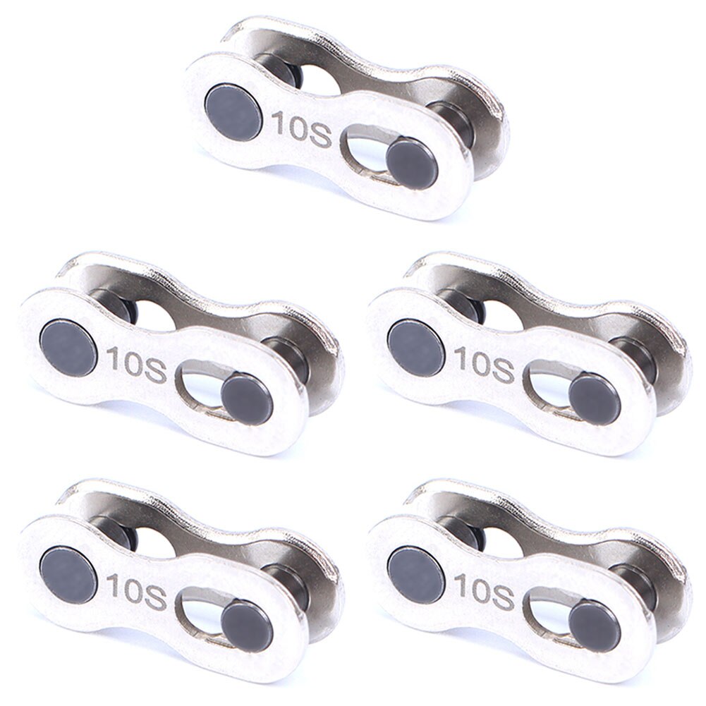 5 Set Bike Connecting Chain Quick Link Connector Bicycle Chain Joint Magic Buckle 6/7/8/9/10/11/12 Speed Cycling Parts: 10S
