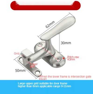 Small Sizes Stainless Steel door bolt elastic pin button toilet room Security Home Safety Gate Door Bolt Latch Lock: big
