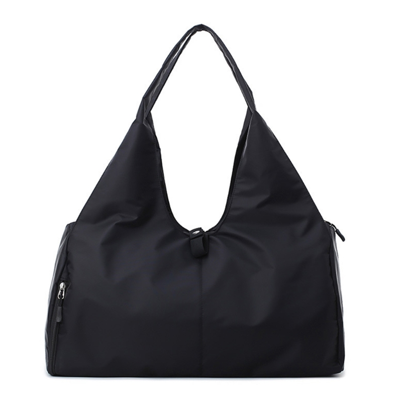 Wasserdichter rucksack, sporttasche, reisetasche, wochenendtasche: Schwarz