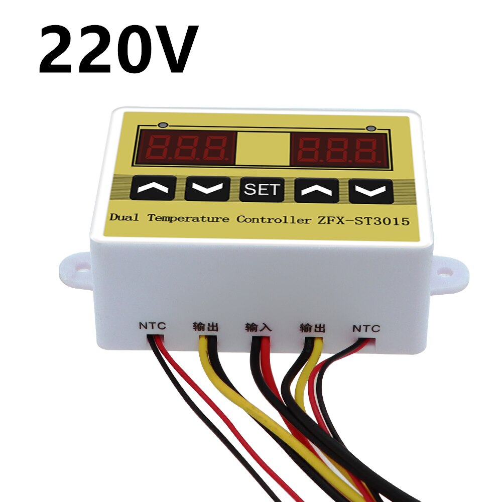 ZFX-ST3015 Microcomputer Temperature Controller Digital LED Thermostat Intelligent Time Controller 12V 24V 220V 40%off: 220V