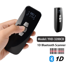 YHDAA – Mini Scanner de codes à barres 1D Bluetooth, lecteur de Code à barres de poche pour hôpital, logistique, supermarché, entrepôt, collecte de données: 3200CB Black Mini