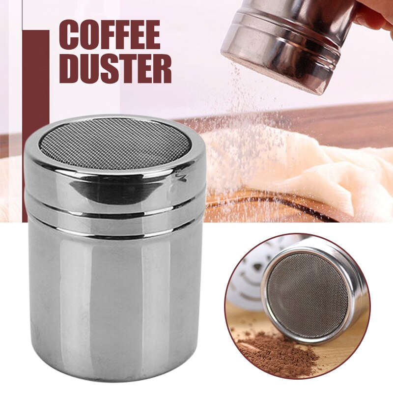 Icing Powder Shaker Stainless Steel Icing Sugar Cocoa Coffee Chocolate... – Vicedeal
