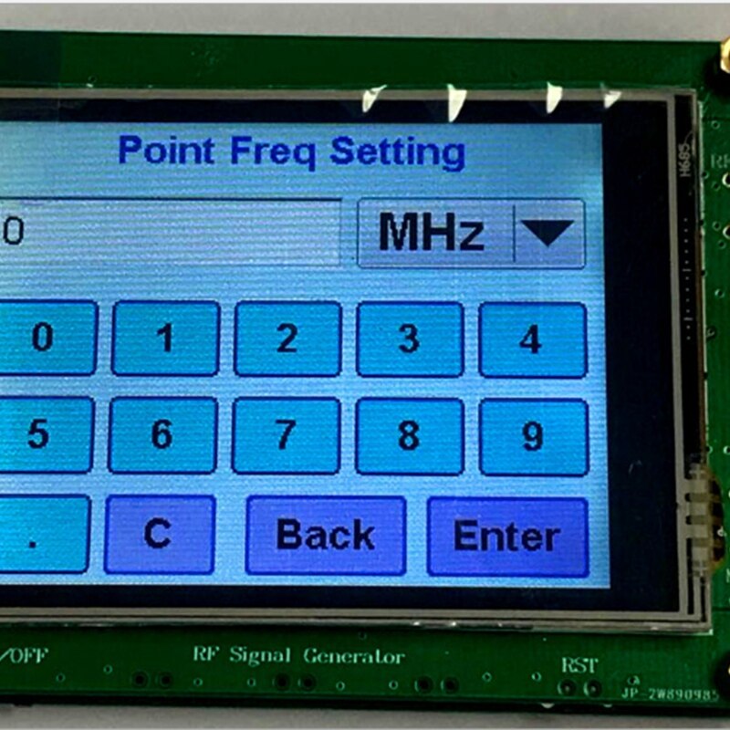 Hho -35-4400m adf 4351 rf signalkilde signal generator bølge / punkt frekvens tryk sn lcd display kontrol