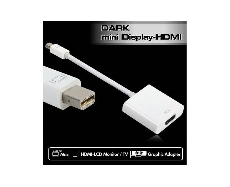 Porta Mini Display DK-HD-AMDPXHD4K scuro-HDMI attivo