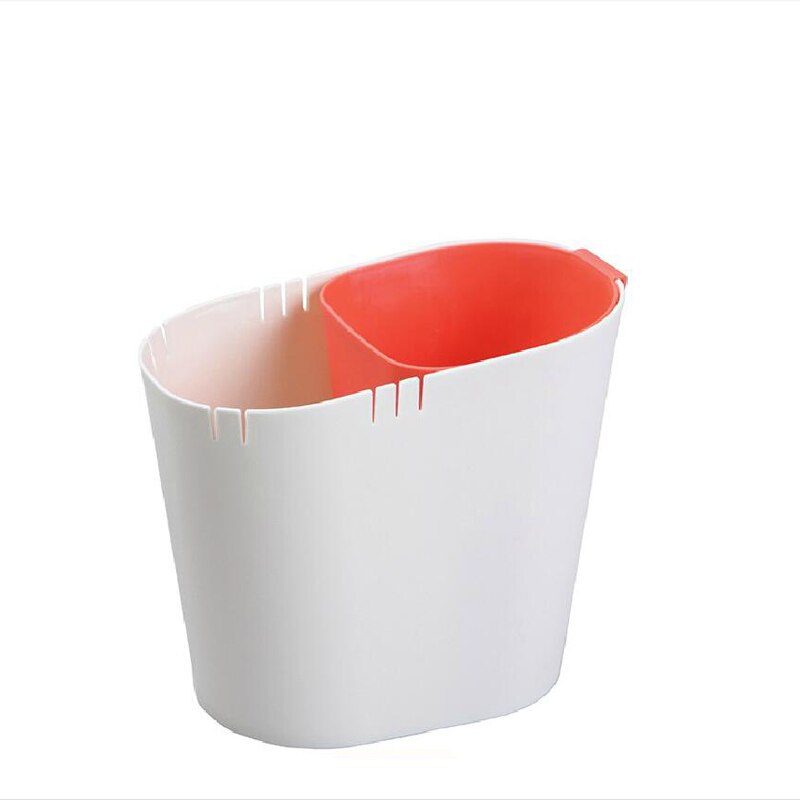 Kitchen Trash Can Recycle Bin Stacked Sorting Trash Bin Household Dry And Wet Separation Waste Bin Rubbish Bin for Bathroom: Light Grey