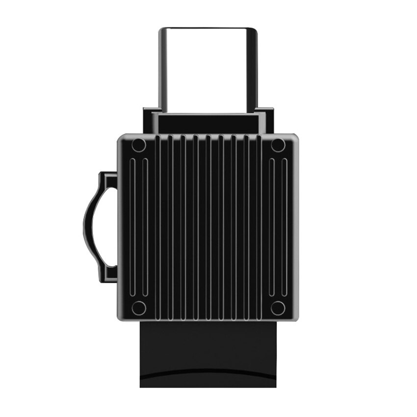 Kortleser usb  c 3.1 sd/ micro sd tf otg type c smart minnekort adapter for bærbare kortleser sd kortleser tofoco: Svart