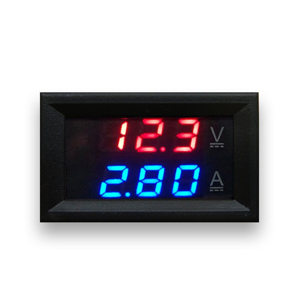 Led Digital Voltmeter Ammeter Us d/c 100V 10/50 / 100A Voltmeter Ammeter Led Dual Digital Volt Amp Meter Gauge