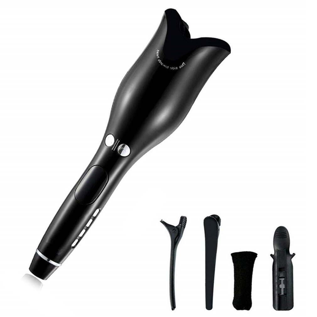 Automatische Krultang Air Curler Air Spin Keramische Roterende Air Curler Air Spin Wand Curl Magic Haar Krultang: Black / VS